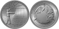2006 Daniel Carr Nikola Tesla Medal 63mm 4 oz. Silver Mintage 25