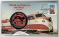 Trans-Australian Railway Centenary Medallion PNC